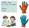 Arbeitshandschuhe Kinder Latex Gartenhandschuhe Kinder 3-4 Produktbild-Vorschau 2
