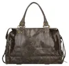 Elara Damen-Schultertasche aus echtem Wildleder Blau  Italy Produktbild-Vorschau 4
