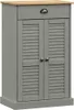 vidaXL Botník VIGO Grey 60x35x96 cm Borovicový masiv Náhled obrázku produktu 1
