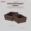 Úložný textilný box LAVITA tmavohnedý 31x31x15 Náhľad obrázku produktu 2