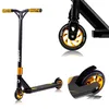 A black and gold stunt scooter is shown from multiple angles against a white background. Anteprima dell’immagine prodotto