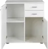 Kommode - Weiß - B 71 cm - zwei Türen - zwei Schubladen - Produktbild-Vorschau 11