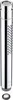 A chrome-plated showerhead with a perforated section and a threaded connection at the bottom, shown against a white background. Podgląd zdjęcia produktu