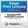 Fodera per laghetto PVC 12m x 2m 1,0mm nero Fodera per Anteprima dell’immagine prodotto 3