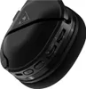 A close-up view of the side of a black gaming headset. Produktbild-Vorschau