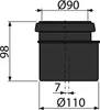 alcadrain M907 Reduktion komplett DN90/110 Anteprima dell’immagine prodotto 2
