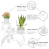 FATIVO porta piante bianco - porta fiori in metallo con 4 Anteprima dell’immagine prodotto 5