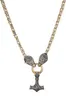 AFSTALR Wikinger Thors Hammer Halskette Edelstahl kette Produktbild-Vorschau 4