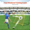 Tragbares Fußball-Rebounder Trainernetz - 7x7 Fuß - Produktbild-Vorschau 3