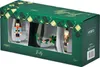 A product box containing Christmas-themed glasses and nutcracker figures. Produktbild-Vorschau