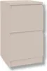 YUMEBLY | Szafka nocna z 2 szufladami 30x53x30 cm – stolik Podgląd zdjęcia produktu 7