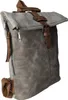 Rucksack DI-2009 aus glattem Kunstleder, Grau, klein, Produktbild-Vorschau 1
