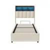 INONEFT Gestoffeerd bed 90x200 cm met USB-poort, Productafbeelding-voorbeeld 10