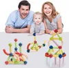 Magnetická stavebnica 45ks - Solid Color Magnetic Sticks Náhľad obrázku produktu 3