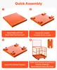 Plateforme de manutention VEVOR, dimensions 1225 x 1148 mm, Voir les images du produit 8