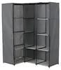 Eckregal Lena 129x169x87 cm mit 12 Böden, staubgeschützt Produktbild-Vorschau 3