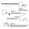 Wandskulpturen, Wanddekoobjekt, 3 Stück Metall Produktbild-Vorschau 8