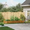 vidaXL Pflanzkübel Rostig 280x80x40 cm Wetterfester Stahl Produktbild-Vorschau 3