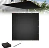 LZQ Sonnensegel 4x4m Quadratisch – 150g/m² HDPE, 95% Produktbild-Vorschau 1