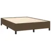 Design Boxspringbett mit Matratze Dunkelbraun 140x190 cm Produktbild-Vorschau 3