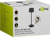 Goobay 77675 Lampada da tavolo LED senza fili, misura S, 25 Anteprima dell’immagine prodotto 7