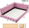 CDGlobal Letto imbottito 140x200cm con USB, Divano letto Anteprima dell’immagine prodotto 7