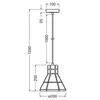 Ledvance Lampada da soffitto a sospensione Decor Concrete Anteprima dell’immagine prodotto 4