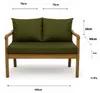 Gartenkissen Set grün – 140x60 + 2x70x50 cm – Für Produktbild-Vorschau 3