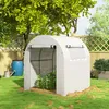 Outsunny Gewächshaus, Foliengewächshaus mit Aufrollbare Produktbild-Vorschau 9