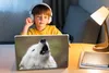 MuchoWow® Laptop Aufkleber Sticker Cover Wolf - Weiß - Tier Produktbild-Vorschau 3