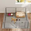 PawHut Welpenauslauf 60 cm Hoch, 8-TLG Hundelaufstall Produktbild-Vorschau 8