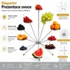 Portafrutta sospeso in metallo saldato a mano, portafrutta Anteprima dell’immagine prodotto 2