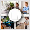 A4 Tischaufsteller Hochformat Aus Plexiglas – Transparenter Produktbild-Vorschau 3