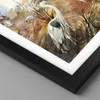 Gerahmtes Poster - Schwarzer Rahmen - Kraniche Vögel Herbst Produktbild-Vorschau 2