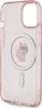A pink iPhone case with a cartoon cat wearing sunglasses is shown. Anteprima dell’immagine prodotto