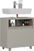 Waschbeckenunterschrank Vicco Elnor Greige 60 x 61 cm mit 2 Produktbild-Vorschau 5