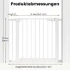 Treppenschutzgitter für Breiten 82-89cm, Türschutzgitter Produktbild-Vorschau 8