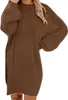 Robe pull ASKSA Femme Robe tricotée oversized Robe d'hiver Voir les images du produit 1