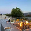 Gas Feuerstelle Raung in grauer Betonoptik aus Faserbeton Produktbild-Vorschau 16