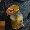 Słoik na ogórki MIKONI | 3 litry | Złota pokrywka | 4 Podgląd zdjęcia produktu 3