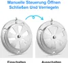 2er Set  Hochwertiges Edelstahl Lüftungsgitter, 94mm Produktbild-Vorschau 4