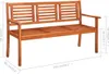 3-Sitzer-Gartenbank mit Auflage 150 cm Massivholz Produktbild-Vorschau 11