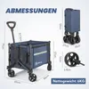 Faltbarer Bollerwagen – Handwagen mit klappbaren Produktbild-Vorschau 2