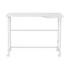 Opklapbaar bureau "Maclean", wit, mobiel, 100 x 65 cm, Productafbeelding-voorbeeld 11