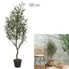 Olivenbaum 120 cm – Realistische Kunstpflanze im Topf – Produktbild-Vorschau 3