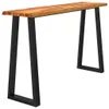 Tavolo consolle bordo albero 140x40x80 cm in legno Anteprima dell’immagine prodotto 3