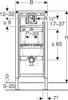 Geberit Duofix Urinal-Element Universal Neu Bauhöhe 1120 Produktbild-Vorschau 2