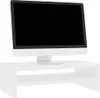 vidaXL Stojan na monitor biely 42x24x13 cm Materiál drevo Náhľad obrázku produktu 3