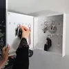 Schlüsselkasten Weiß aus Metall, Holzsteg am Meer Motiv Produktbild-Vorschau 8