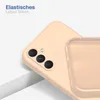 A close-up shot of a phone case, showing the camera cutout and the interior texture of the case. Produktbild-Vorschau